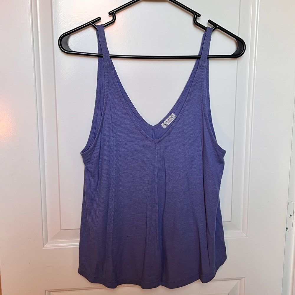 SOLD FP V-Neck Sleeveless Women’s Tank Top - Purple